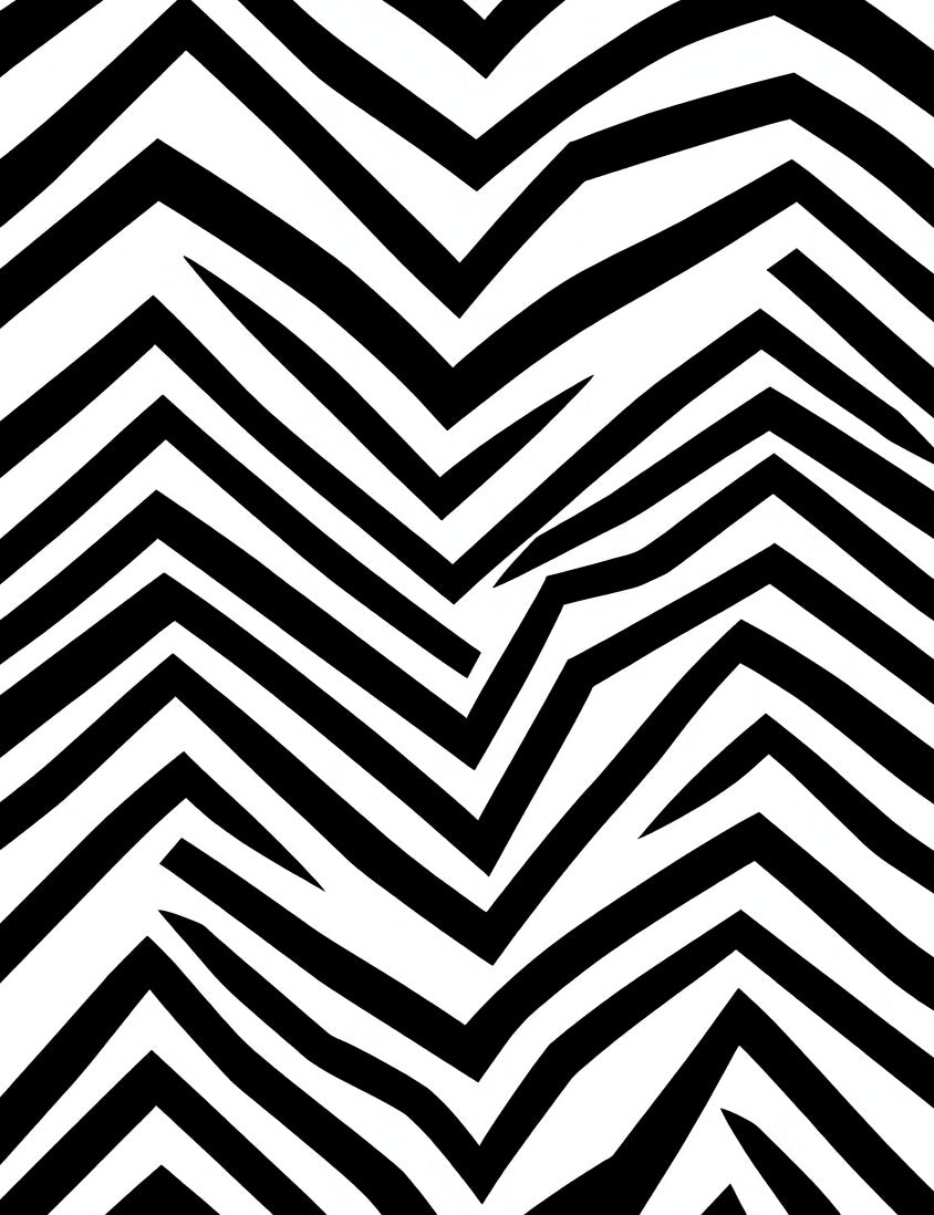 Bold Geometric Stripe Pattern Rug