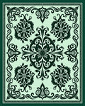 Traditional Floral Damask Pattern Rug