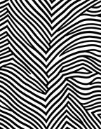 Bold Black White Striped Abstract Rug