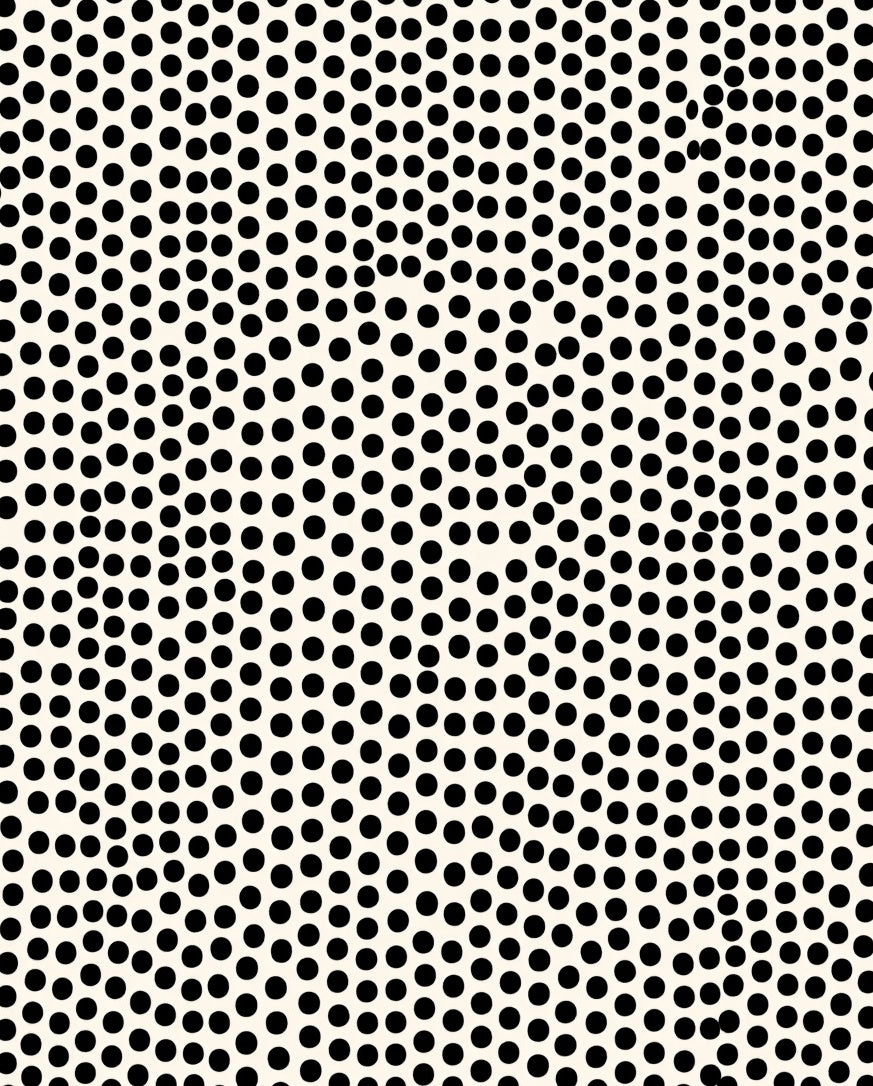 Scattered Polka Dot Pattern Rug