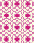 Bold Geometric Pink Mandala Pattern Rug