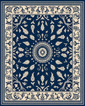 Navajo Inspired Floral Mandala Rug