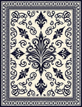 Classic Floral Scrollwork Paisley Pattern Rug