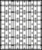 Minimalist Geometric Grid Pattern Rug