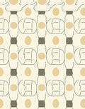 Abstract Egg Stripes Pattern Rug