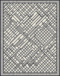 Abstract Geometric Intersecting Lines Rug