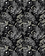 Abstract Camouflage Organic Splatter Design Rug