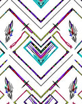 Bold Geometric Ethnic Abstract Design Rug