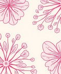 Pink Blossom Garden Pattern Rug