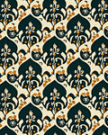 Ornate Floral Arch Pattern Rug