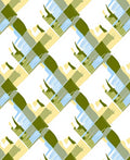 Abstract Interlocking Geometric Lines Rug