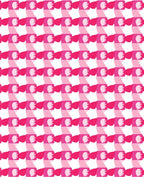Pink Geometric Abstract Pattern Rug