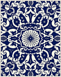 Intricate Floral Mandala Design Rug