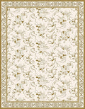 Classic Floral Swirls Ornament Pattern Rug