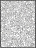 Abstract Swirls Organic Pattern Rug