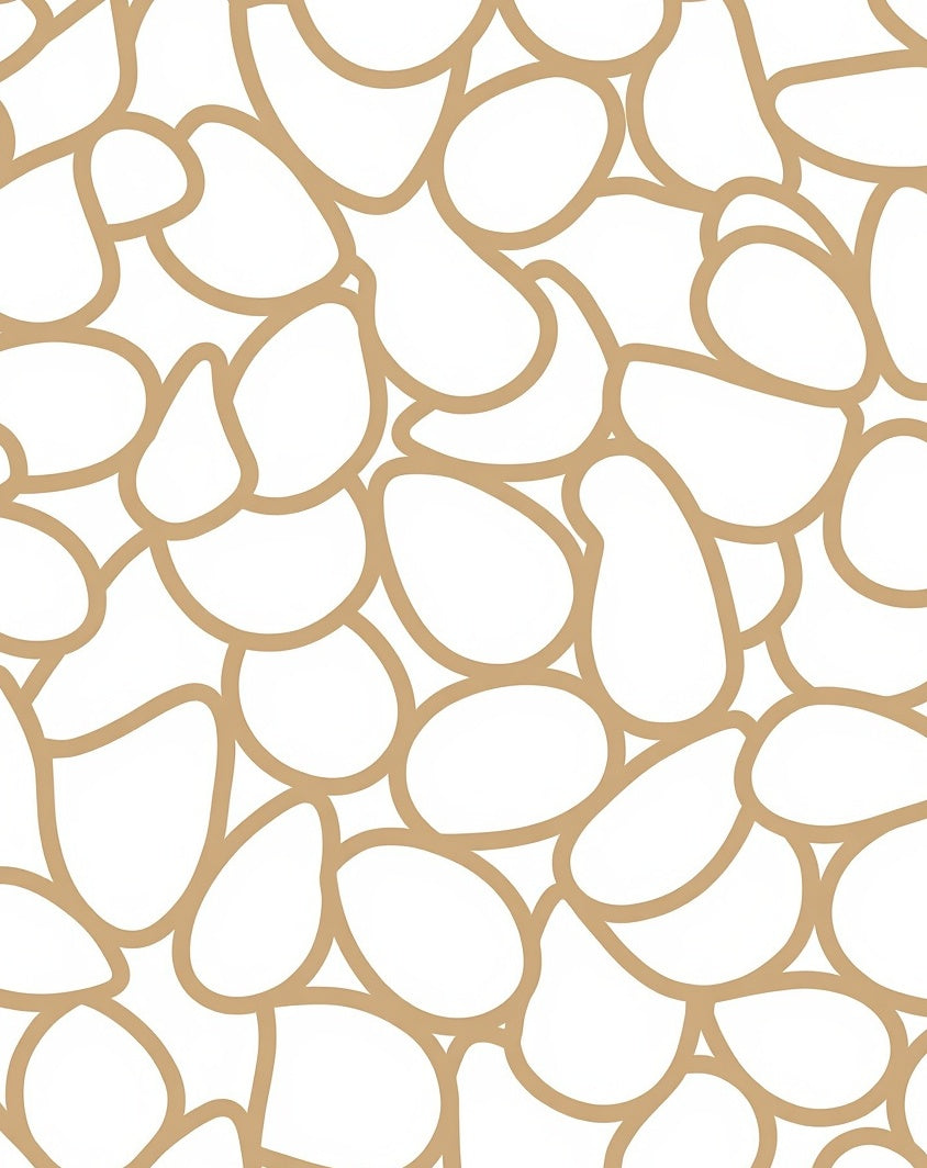 Organic Pebble Pattern Design Rug