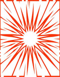 Radiant Sunburst Geometric Design Rug