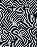 Bold Abstract Geometric Stripe Rug