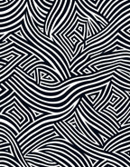 Bold Abstract Geometric Stripe Rug