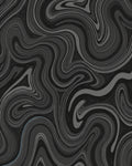 Monochromatic Swirl Marble Pattern Rug