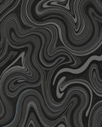 Monochromatic Swirl Marble Pattern Rug