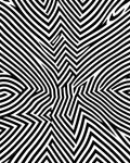 Abstract Geometric Stripe Design Rug