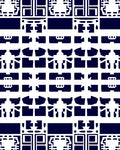 Geometric Lattice Pattern Design Rug