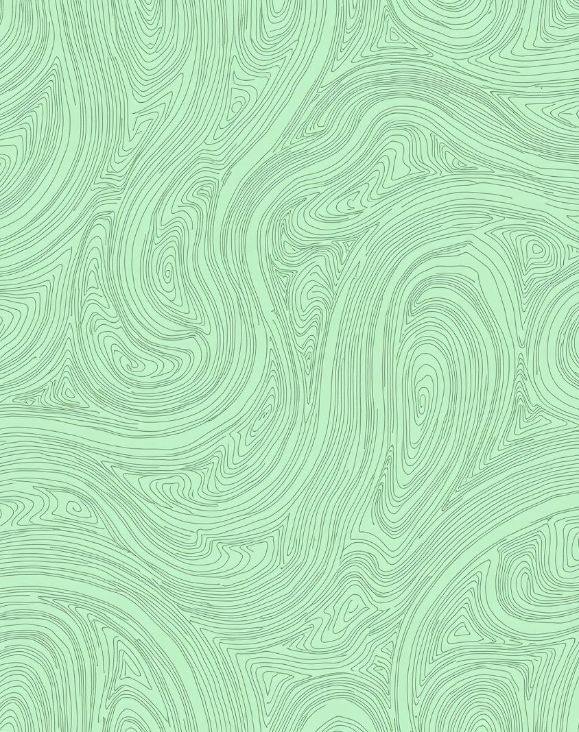Abstract Swirls Linear Pattern Rug