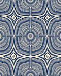 Contoured Labyrinth Nested Diamond Pattern Rug