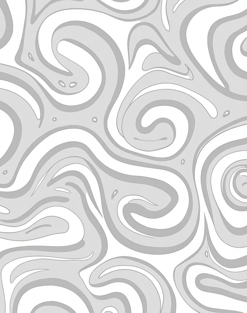 Abstract Swirls Art Decor Rug