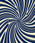 Dynamic Swirl Blue Beige Abstract Rug