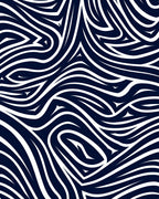 Bold Abstract Swirl Pattern Rug