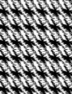 Black White Abstract Diagonal Design Rug