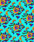 Vibrant Floral Pattern Rug