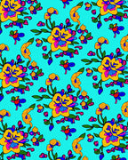 Vibrant Floral Pattern Rug