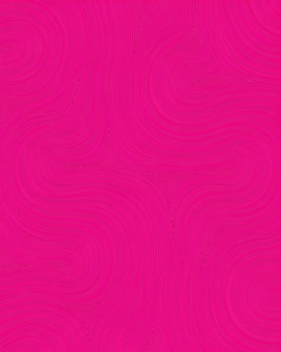 Vibrant Pink Swirls Pattern Design Rug