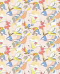 Abstract Floral Swirls Pattern Rug