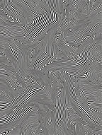 Black White Abstract Wavy Lines Design Rug