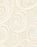 Cream Swirl Tribal Inspired Pattern Rug