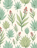 Vibrant Leaf Bloom Pattern Rug