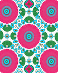 Bright Floral Mandala Pattern Rug