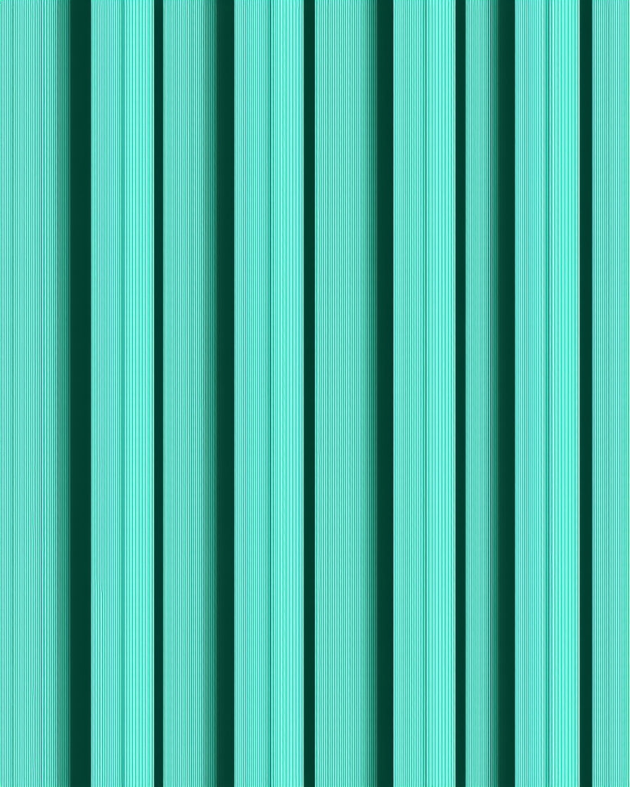 Aquamarine Vertical Stripe Design Rug