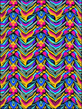 Vibrant Zigzag Abstract Pattern Rug