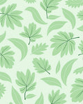 Light Green Leaf Pattern Design Rug