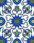 Intricate Floral Inspired Geometric Pattern Rug