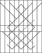 Black White Geometric Angular Pattern Rug