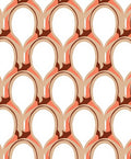 Retro Arc Pattern With Warm Tones Rug