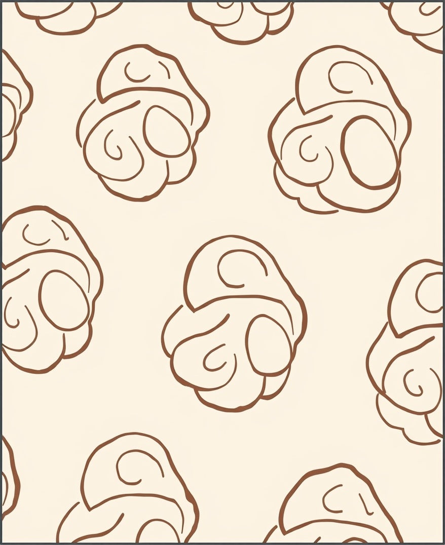 Minimalist Abstract Organic Pattern Rug