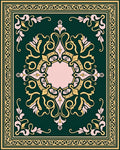 Ornate Floral Palatial Pattern Rug