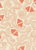 Vivid Cocoon Swirl Abstract Design Rug
